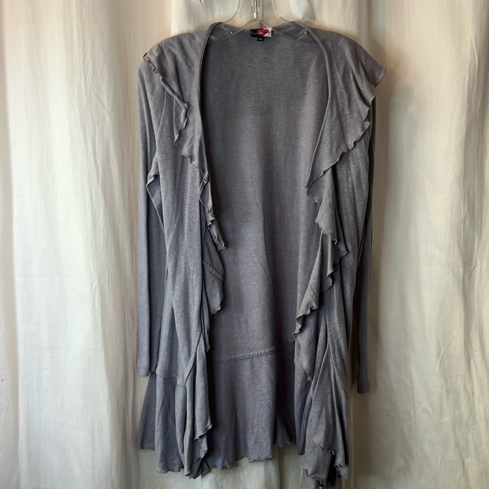 Inside out ruffled Summer Sweater